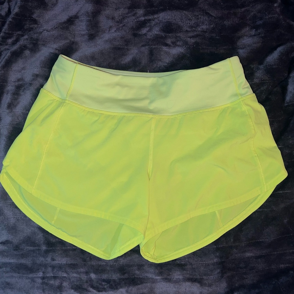 Lululemon Speed Up High Rise Lined Short 4”